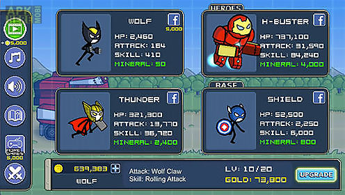heroes wars: super stickman defense