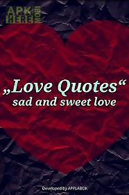 love quotes sad and sweet love