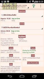 railcal: seat calendar/pnr