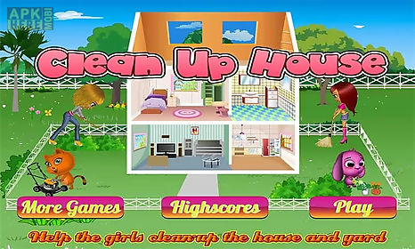 clean up house-girls game