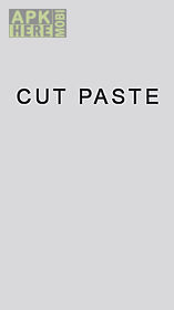 cut paste