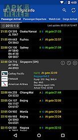 hong kong flight info