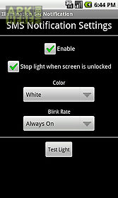 illumination bar notification