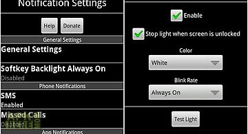 Illumination bar notification