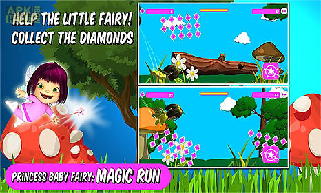 princess baby fairy: magic run