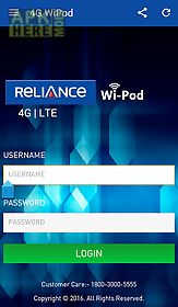 reliance 4g wipod app
