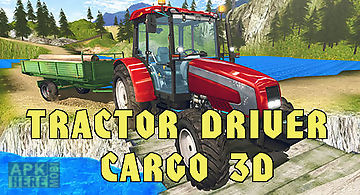 Tractor driver cargo 3d