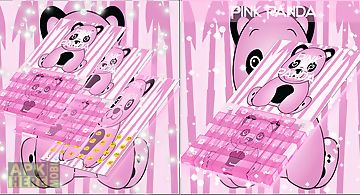 Pink panda keyboard
