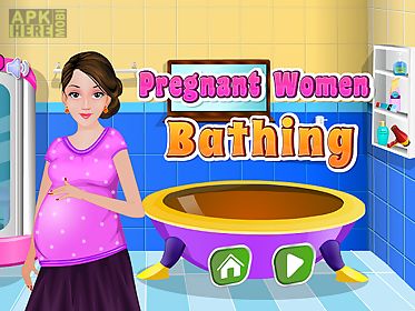 pregnant bathing - girls games