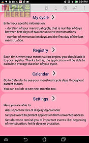 menstrual ovulation calendar