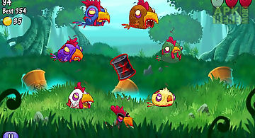 Zombie chickens - monster cut