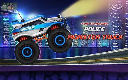 fun kid racing: police monster truck