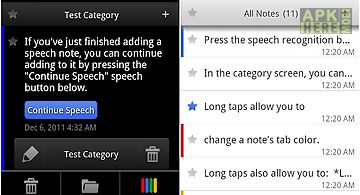 Listnote speech-to-text notes