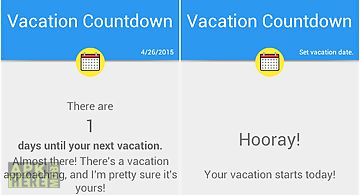 Vacation countdown