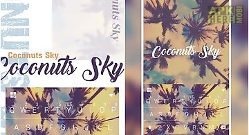 Coconuts sky kika keyboard