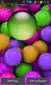 colorful balls live wallpaper