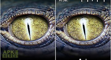 Crocodile eyes Live Wallpaper
