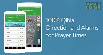100% qibla finder & prayer