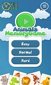 animals memory game for kids