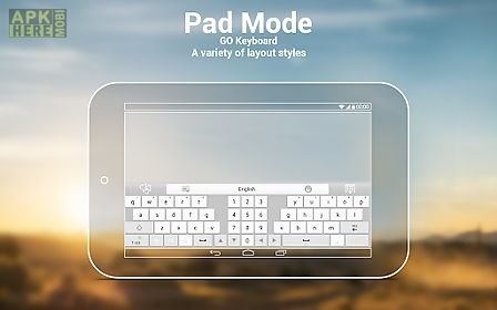 go keyboard plugin- tablet,pad