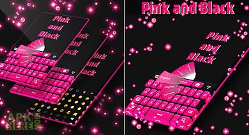 Pink and black free keyboard