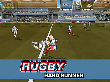 rugby: hard runner