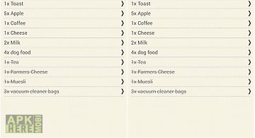 Shopping grocery list - free
