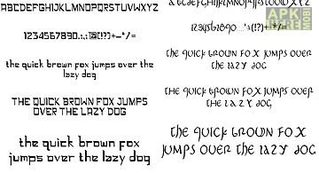 Stylish fonts for flipfont