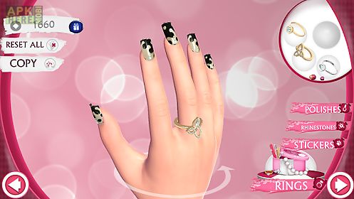 cute nail art designs game 3d