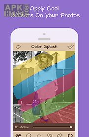 color photo splash