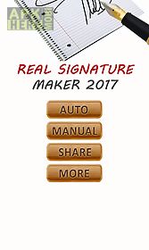 real signature maker 2017