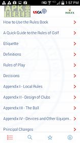 the rules of golf