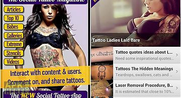 Tattoo magazine interactive