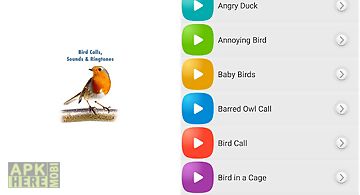 Bird calls, sounds & ringtones