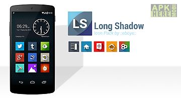 Long shadow icon pack