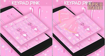 Keypad theme pink