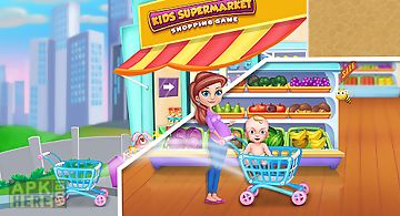 Kids supermarket shopping game