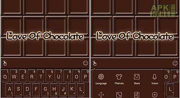 Love of chocolate theme