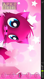 pink cats theme 4 go launcher