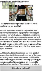 barbell workouts