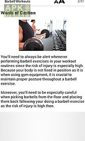 barbell workouts