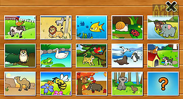 Animal puzzle for toddlers
