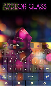 color glass go keyboard theme