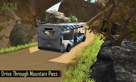 off road tourist bus driving