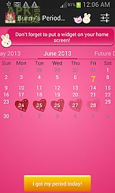 bunnys period calendar/tracker