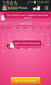 bunnys period calendar/tracker