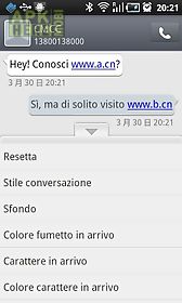 go sms pro italian language pa