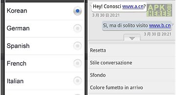 Go sms pro italian language pa