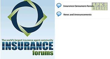 Insurance forums