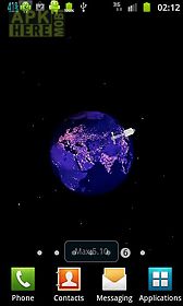 earth at night 3d live wallpaper